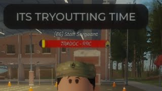 RRC TRYOUT SHENANIGANS  Roblox Fort Martin [upl. by Daven]