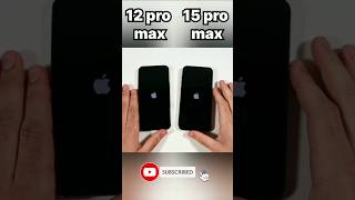 Iphone 12 pro Max vs 15 pro max Speed Test🚀Who’s the Real Speed King shortsviralvideo [upl. by Nylatsirhc131]