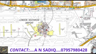 HEATHROW AIRPORT TOPOGRAPHICAL ROUTESALL POSSIBLE ROUTES TOWARDS TERMINALS 2amp 3 IN ENGLISH LANGUAGE [upl. by Milde533]