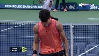 Carlos Alcaraz vs Gael Monfils Highlights 2024 Rolex Shanghai Masters   Tennis ATP Shanghai 🔴 [upl. by Rubie626]