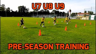 Full PreSeason Football Training ⚽️ U7  U8  U9 🔥 Предсезонная Подготовка [upl. by Adnal844]