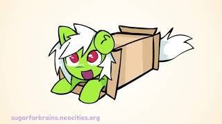 ponies sliding into a box [upl. by Atimed464]