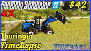 FS22 Timelapse Thuringia 4x 42 A Full Clamp [upl. by Ahsirak912]