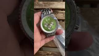 Wrist Watch 072  Breitling Navitimer B01 Chronograph 41 Mint Green Watch [upl. by Idleman113]