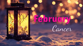 CANCER ☝️ February 2024 Tasks  Achievements Tarot Reading Monthly Horoscope Prediction [upl. by Ellehcsor]