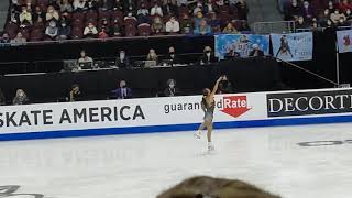 Kaori Sakamoto  Skate America 2021 SP [upl. by Ogaitnas]