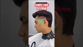 Temple fade tutorial  haircut with diagrams [upl. by Habas]