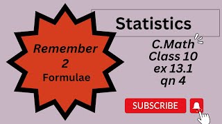 class 10 math chapter 13 statisticsmean ex 131 qn 3 [upl. by Reldnahc]