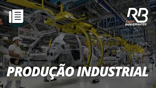 Produção industrial brasileira cai 03 em fevereiro  Bandeirantes Acontece [upl. by Ardnuasak]