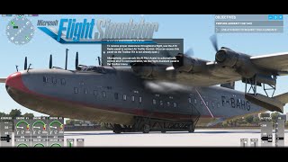 Msfs 2020 microsoft Flight Simulator How to startup engine of latecoere 631 [upl. by Slin]