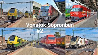 Vonatok Sopronban 2 [upl. by Riki]