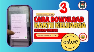 3 Cara Download Kartu Keluarga Secara Online [upl. by Francklyn]