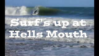 Hells Mouth surfing  North wales [upl. by Snowman]