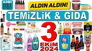 A101 BU HAFTA GIDA TEMİZLİK ÜRÜNLERİ  A101 3 EKİM 2024 DETERJAN VE KAHVALTILIK  A101 KOZMETİK [upl. by Kirkpatrick695]