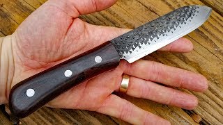 Making a Knife from Rasp  Knife Making for Beginners [upl. by Mou410]