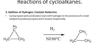 chemistry of cycloalkanes [upl. by O'Grady]