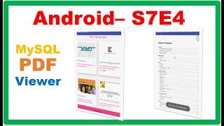 Android S7E4  PHP MySQL  PDF Viewer with GridView [upl. by Eanar]