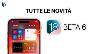 iOS 18 Beta 6 TUTTE le NOVITÀ [upl. by Nautna]