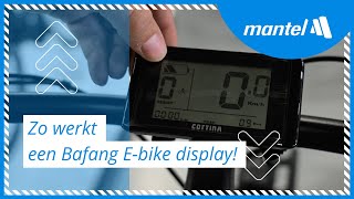 Hoe werkt de display van mijn ebike met Bafang motor [upl. by Atterol414]