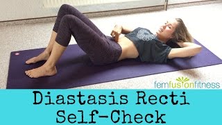 How To Test for Diastasis Recti [upl. by Haidebej]