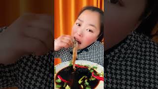 mukbang song song and ermao got intro a big fight over a lamb leg Chinese food [upl. by Tnayrb]