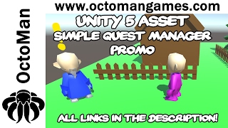 Unity 5 Asset Simple Quest Manager  Promo [upl. by Florin289]