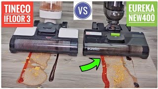 Tineco iFloor 3 vs EUREKA NEW400 Cordless Wet Dry Vacuum Mop Comparison [upl. by Loziram]