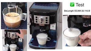 Test  DeLonghi ECAM 22110B Magnifica S Kaffeevollautomat [upl. by Donny]