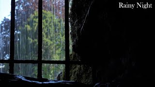 Bruit de pluie et dorage dans la grotte pour dormir se détendre sommeil profond ASMR [upl. by Trevor]