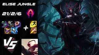 JUNGLE Elise vs Lee Sin  EU Grandmaster Patch 1420 [upl. by Emilee37]