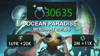 38 Stellaris Builds  30K Trade Value with Ocean Paradise and Merchant Guilds [upl. by Aicatsue]