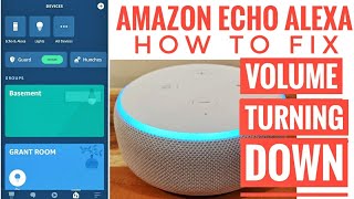 How to Fix Amazon Alexa Echo Turning Volume Down Everyday Morning Volume Routine [upl. by Lladnik]