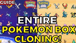 NEW How to Clone ENTIRE Boxes of Pokemon amp Items FAST and EASILY Brilliant Diamond Shining Pearl [upl. by Melessa]