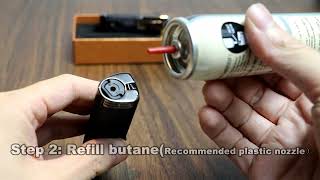 How To Use TOMOLO Triple Flame Torch Lighter [upl. by Leotie956]