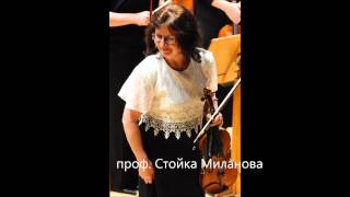 Stoika Milanova P I Tchaikovsky Concerto in Ddur [upl. by Rehpotsirc]