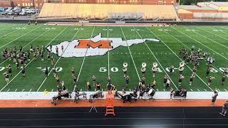 Martinsburg High School Band Preview Show Press Box Footage [upl. by Eednas68]