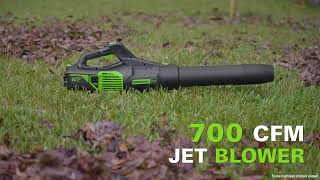 60V Pro Brushless Axial Blower  GREENWORKS Australia [upl. by Hselin884]