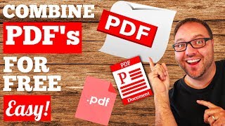 How To Combine PDF Files Into One  FREE [upl. by Cissie]