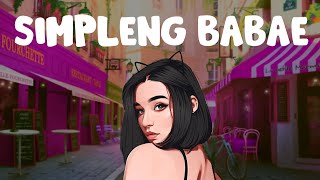 Simpleng Babae  SevenJC  Coi  Lyrics Video [upl. by Tingey887]