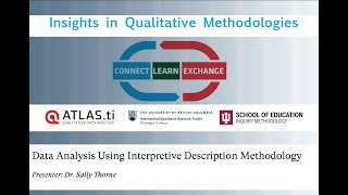 IQRT Webinar Series Data Analysis Using Interpretive Description Methodology [upl. by Arikahs]