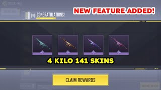 GETTING 4 FREE EPIC KILO 141 SKINS  VIOLET BURNS STRONGBOX Gold Crate Coupons [upl. by Sivek]