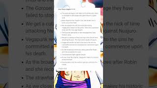 One piece manga chapter 1113 leaks  Onepiece spoliers anime manga [upl. by Erinna642]