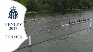 Leeds v Curlew  Thames  Henley 2017 Day 1 [upl. by Morgen]