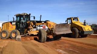 Chantier de stabilisation dune plateforme  Sarrebourg  Moselle Sud [upl. by Gainor716]