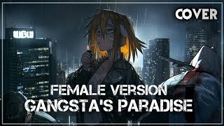 ★ Nightcore →「Gangstas Paradise」☆Female Version☆ Lyrics [upl. by Nosretep762]