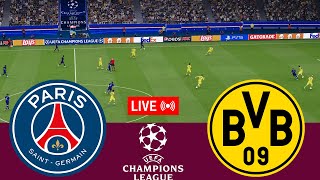 EN DIRECT PSG vs Borussia Dortmund Ligue des Champions 2324 Correspondance parfaite  VideoGame [upl. by Heady]