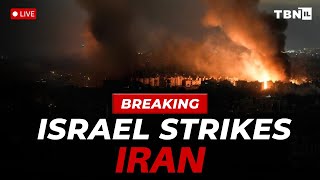 Israel Strikes Military Targets in Iran  TBN Israel [upl. by Rehpotsirhcnhoj]