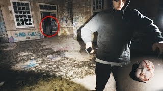 INSANE ASYLUM AT NIGHT EXTREMELY HAUNTED [upl. by Litha576]