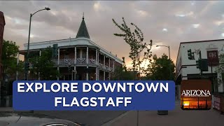 Exploring shops and restaurants in downtown Flagstaff [upl. by Thalia]