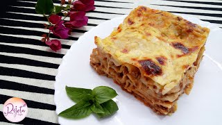 Lasagna Classic amp Simple   لازانيا اللحم بطريقة بسيطة وسهلة [upl. by Mcnelly414]